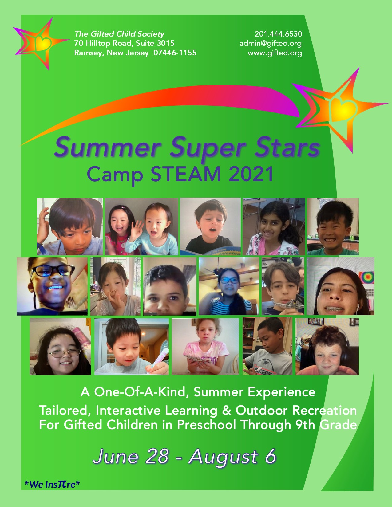 Summer Super Stars Camp Steam Summer Program The Gifted Child Society